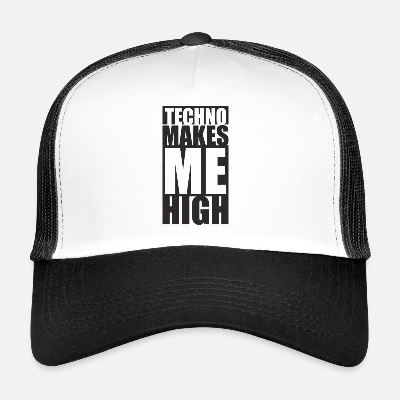 Techno 4 jamais Casquette trucker 