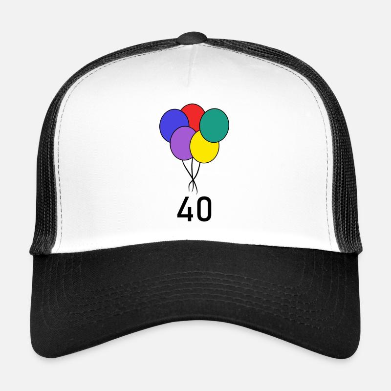 40. 40 ANS. 40e ANNIVERSAIRE. ANNIVERSAIRE 40 ANS. Casquette trucker 