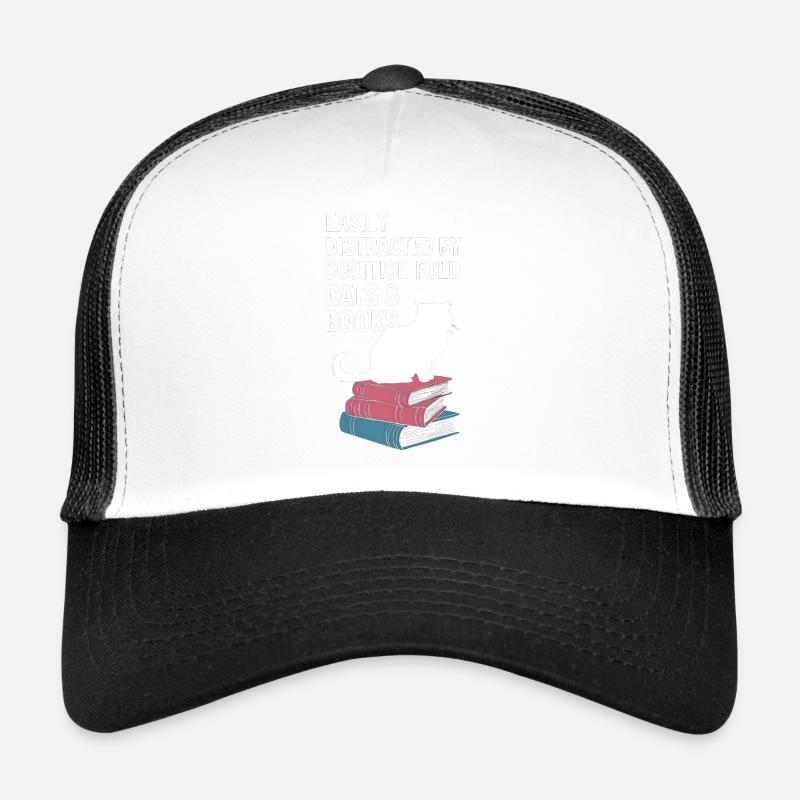 Katze Scottish Fold Geschenk Trucker Cap