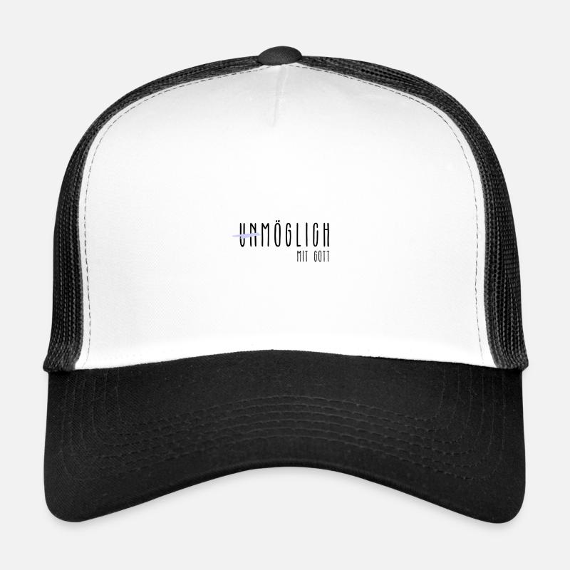 Possible avec Dieu, Miracles, Église, Foi Casquette trucker 