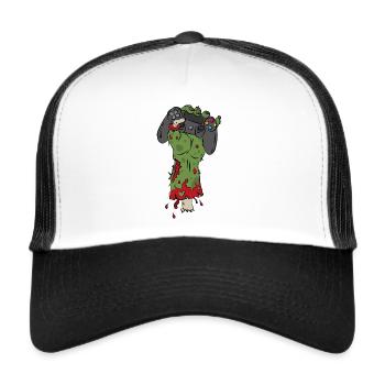 Bloody Gaming - Trucker Cap - Weiß/Schwarz - Vorne