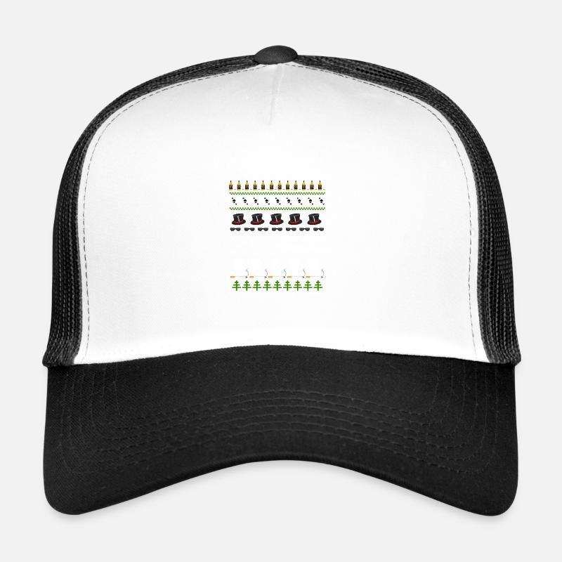 Rock N Roll Christmas Trucker Cap