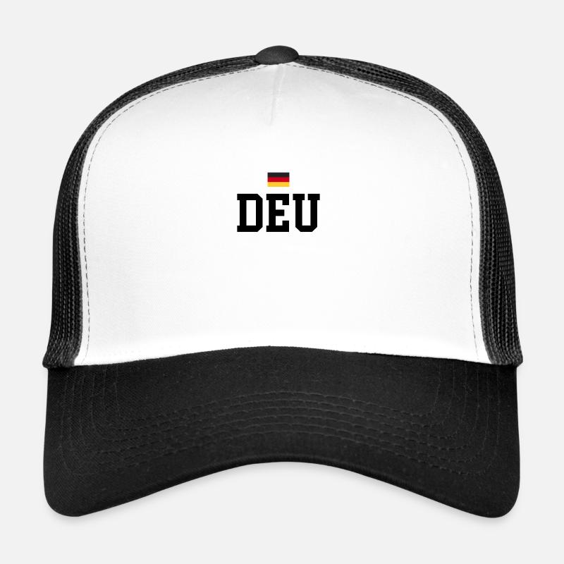 Drapeau de l'Allemagne allemand Casquette trucker 