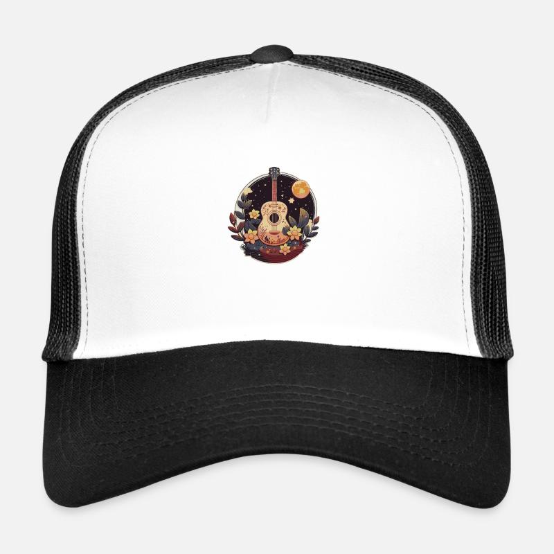 Guitar - Trucker Cap - white/black