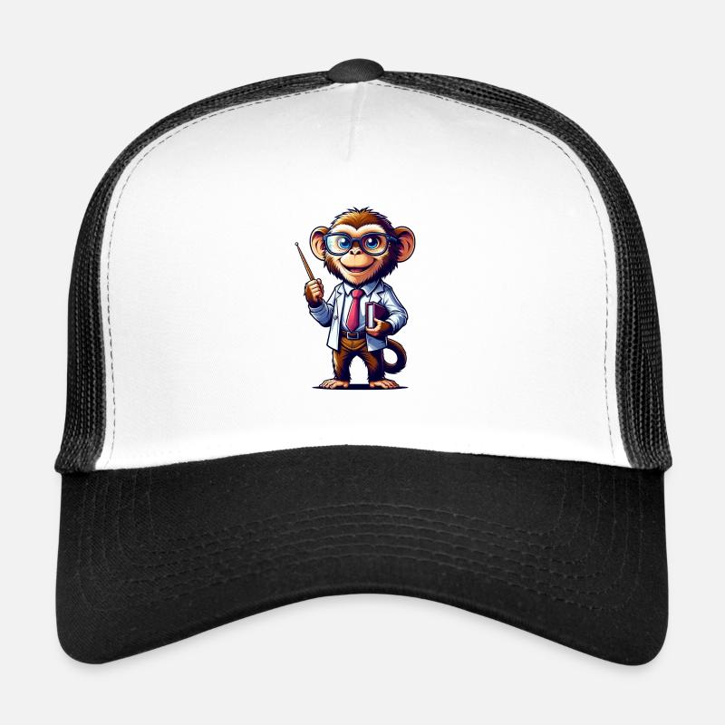Professeur de singe mignon Casquette trucker 