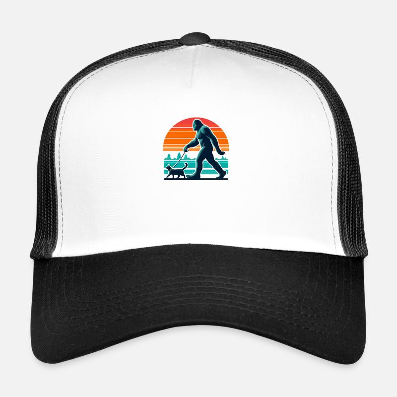 Bigfoot Cat Trucker Cap