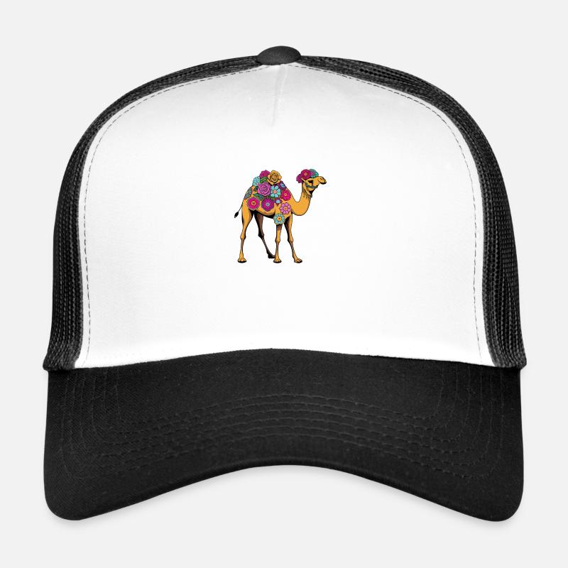 Fleurs de chameau Casquette trucker 