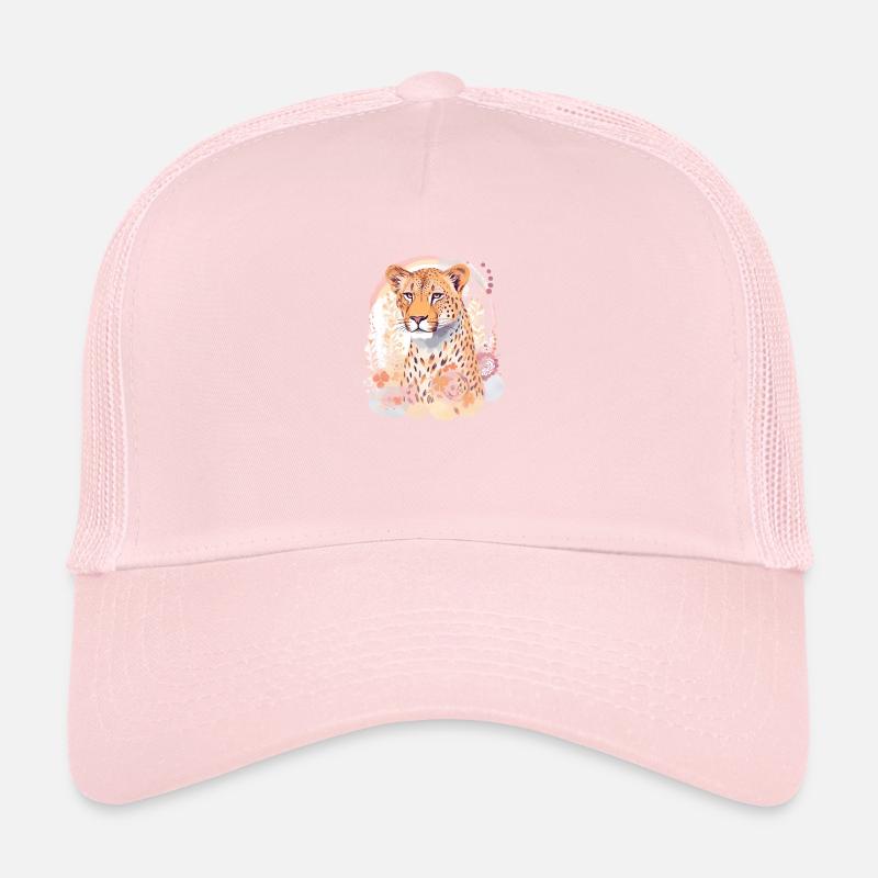 Guépard Fleurs de guépard Casquette trucker 