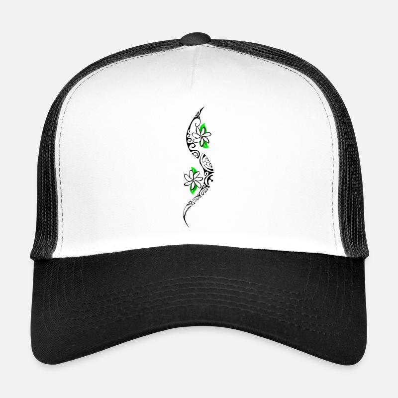 TAITIARE - Trucker Cap - Weiß/Schwarz