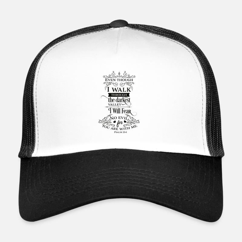 Klamotten mit Sprüchen - Psalm - Geschenkidee Trucker Cap