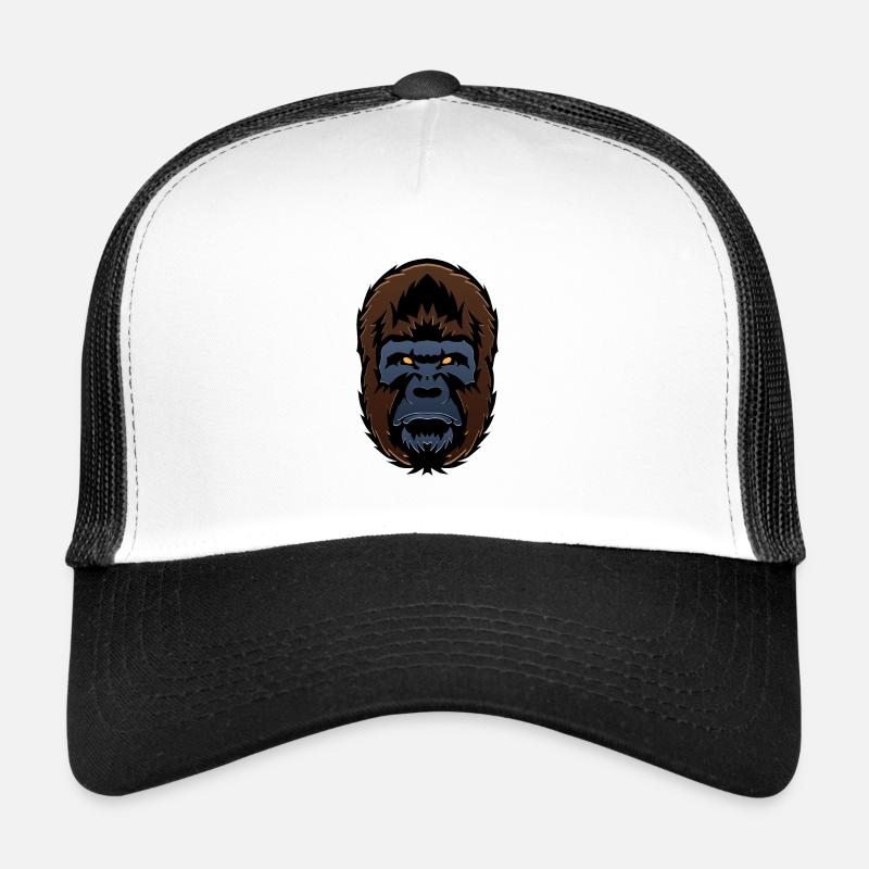gorille singe primate gorilla 704 o Casquette trucker 