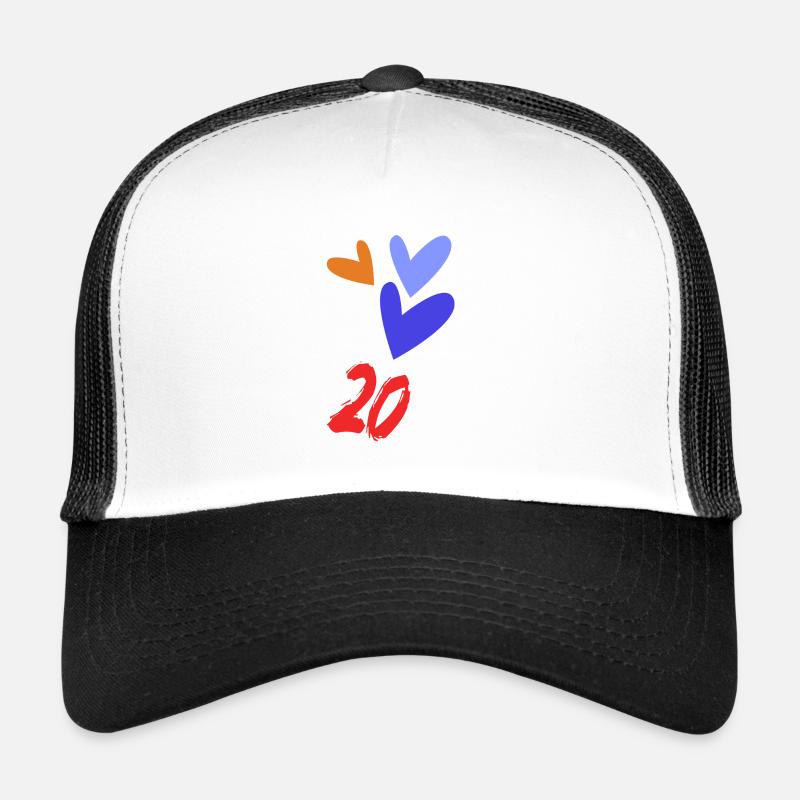 20. 20 YEARS. 20th ANNIVERSARY. 20TH ANNIVERSARY. Trucker Cap