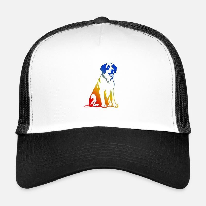 Saint Bernard Hund Trucker Cap