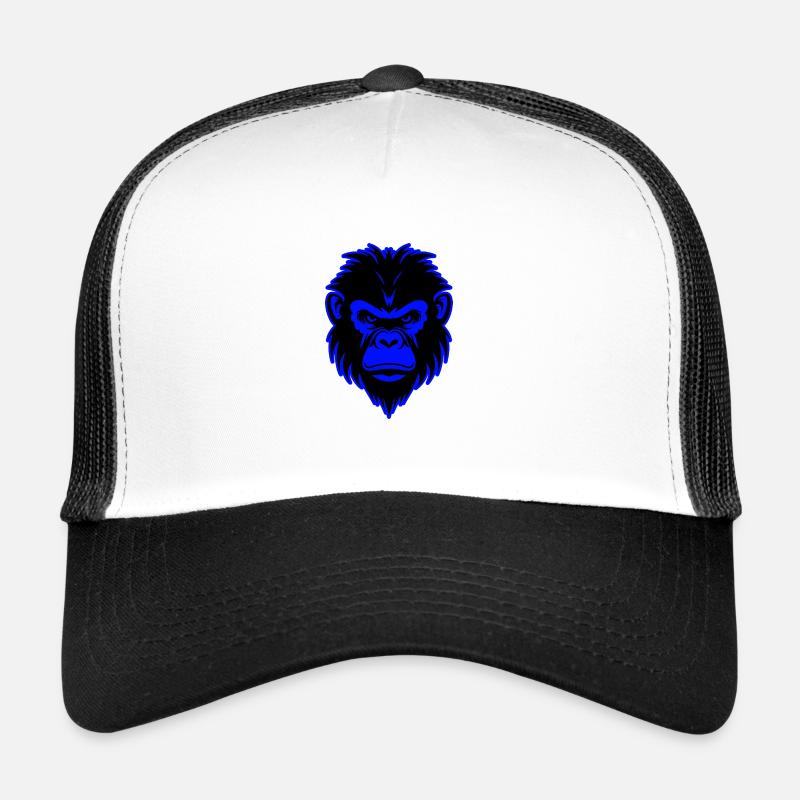 Portrait d’animal de singe Casquette trucker 
