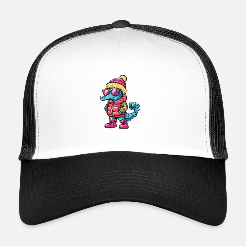 Hippocampe Bande dessinée cool Casquette trucker 