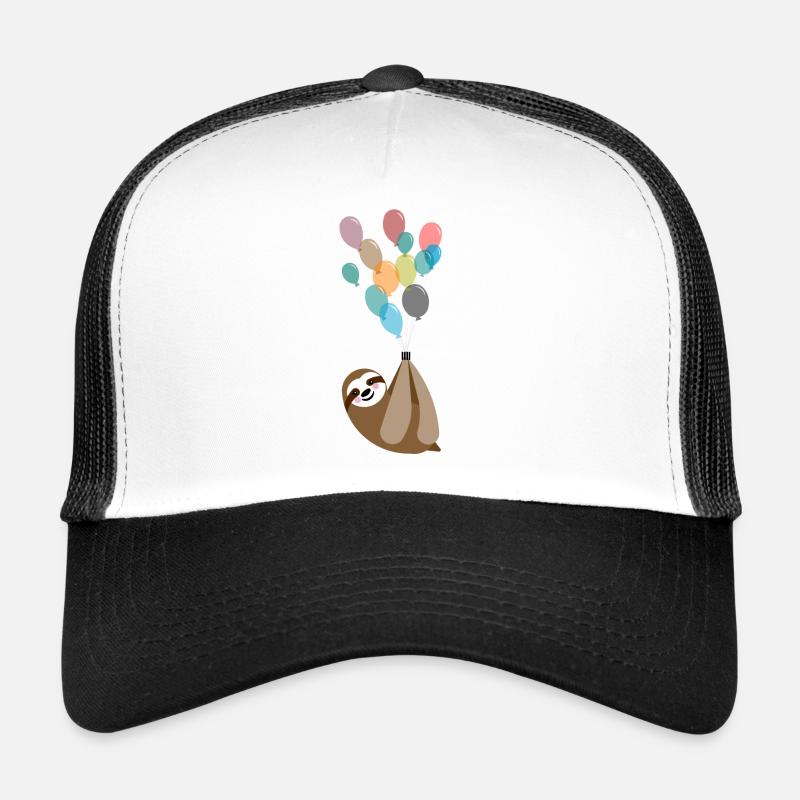 faultier - Trucker Cap - Weiß/Schwarz
