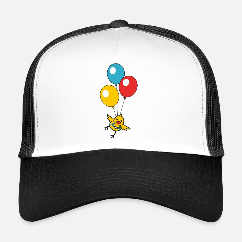Balloon Chick - Trucker Cap - white/black