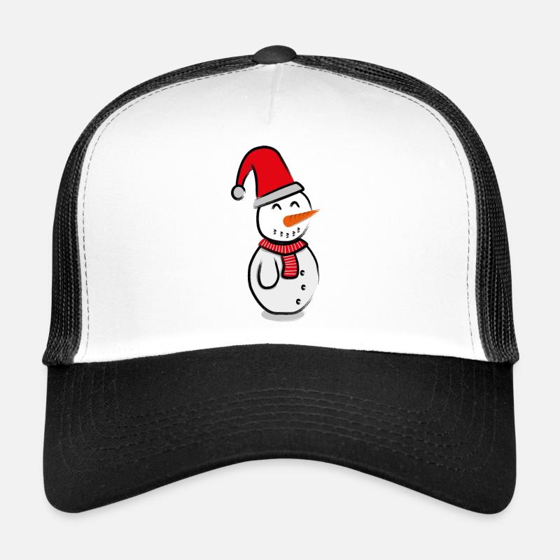 Weihnachts Schneemann Trucker Cap