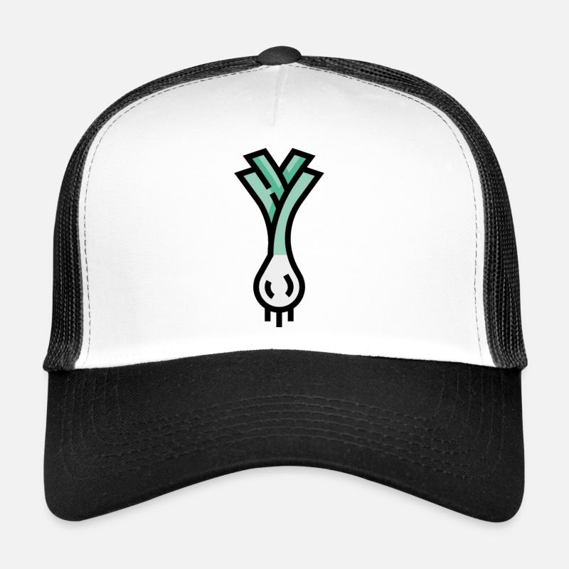 Lauch Icon - Trucker Cap - Weiß/Schwarz