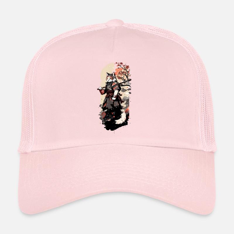 Samurai Cat: Maître du combat à l’épée Casquette trucker 