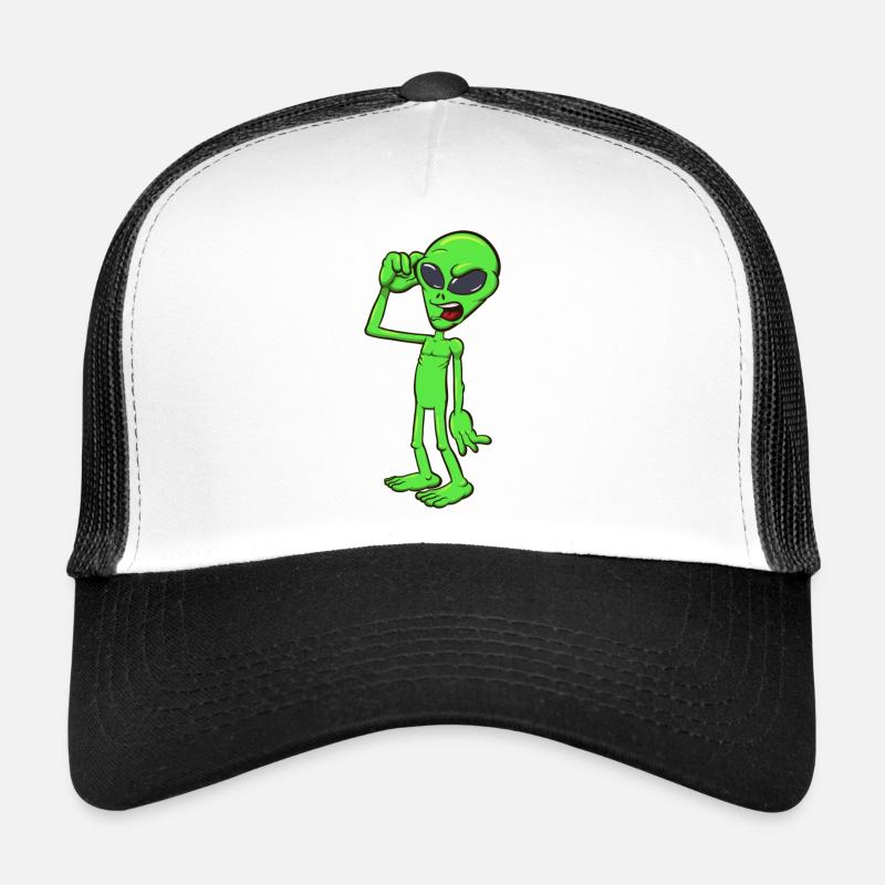 Confused Alien Trucker Cap