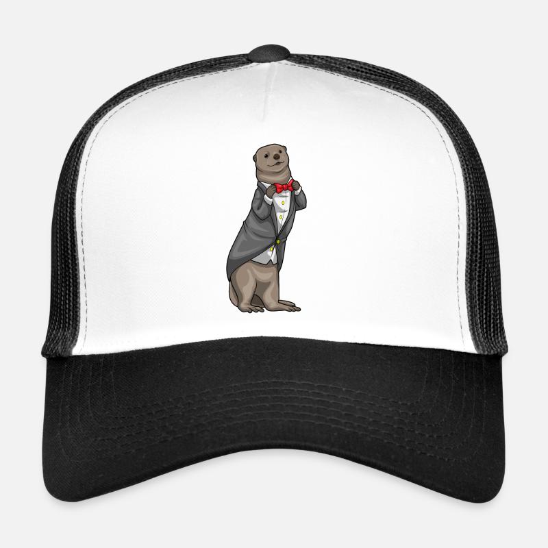 Otter Groom Wedding Trucker Cap