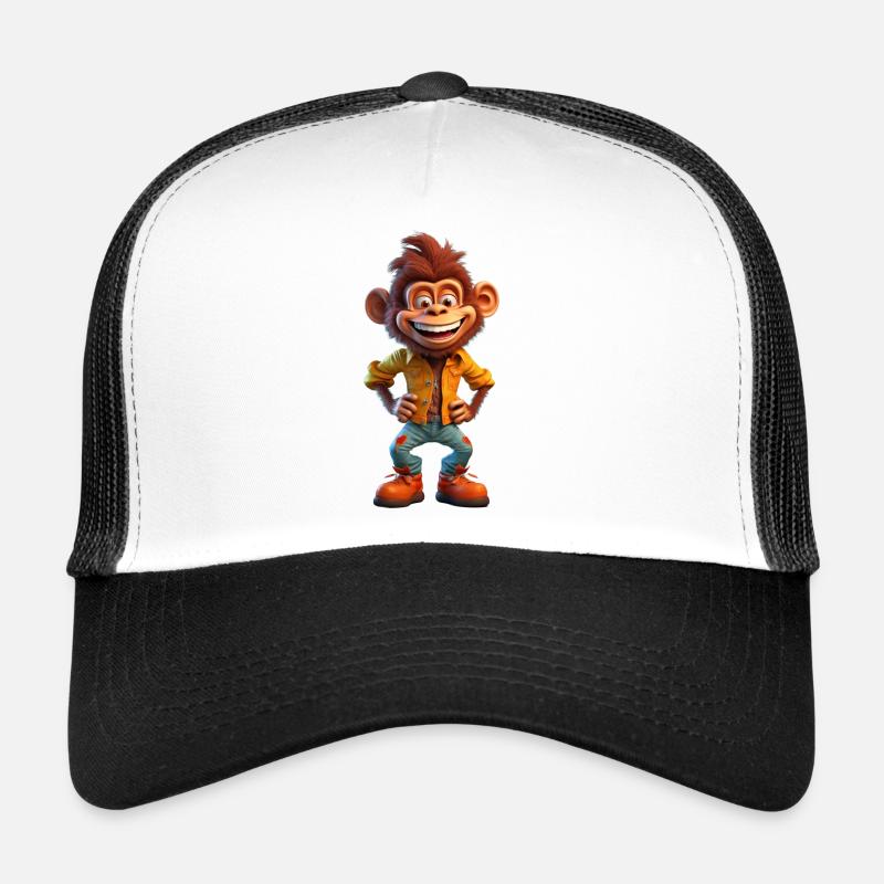 Johnny Boy the Casual Monkey Trucker Cap