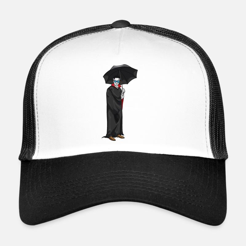Vampir Halloween Regenschirm Trucker Cap