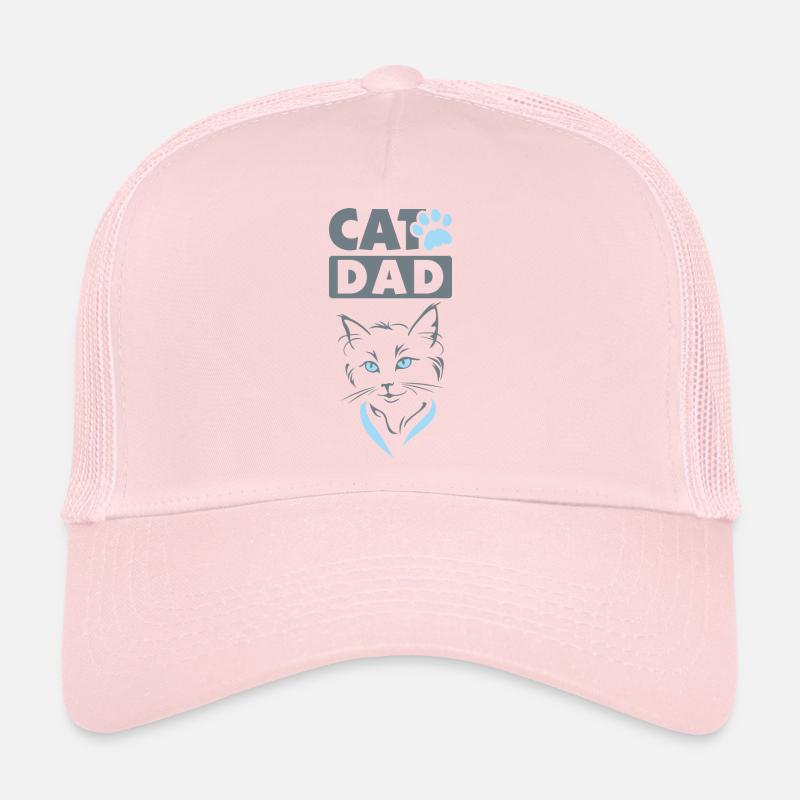 Cat DAD design Trucker Cap