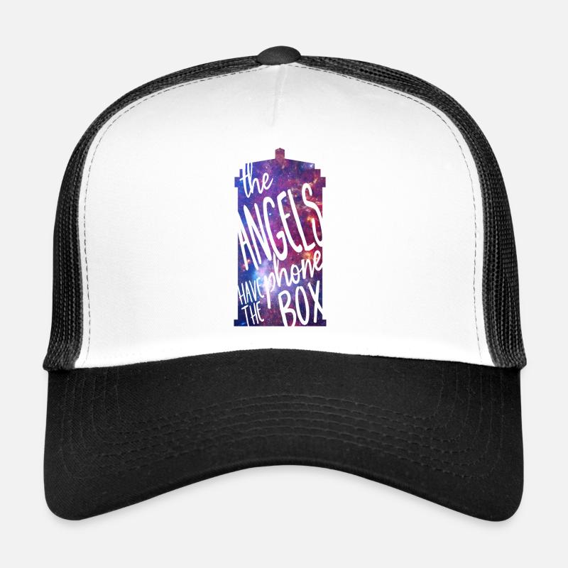 The angels have the phone box - Trucker Cap - Weiß/Schwarz
