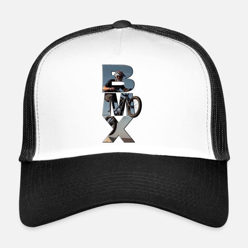 Ride the Edge - Trucker Cap - white/black
