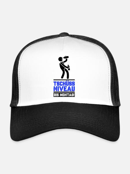 Bye bye level until Monday - Trucker Cap - white/black - Front
