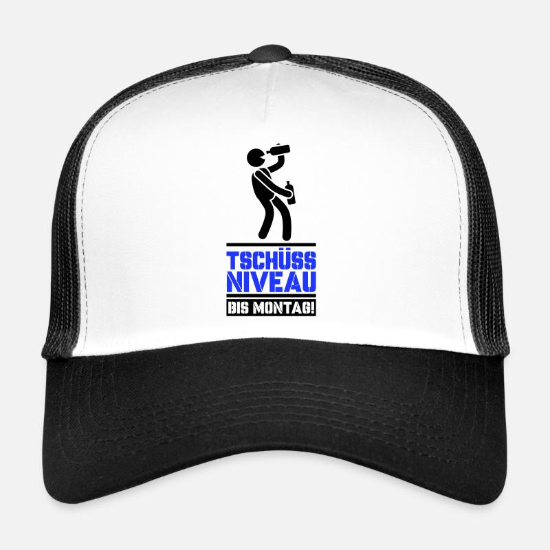 Bye bye niveau jusqu’à lundi Casquette trucker 