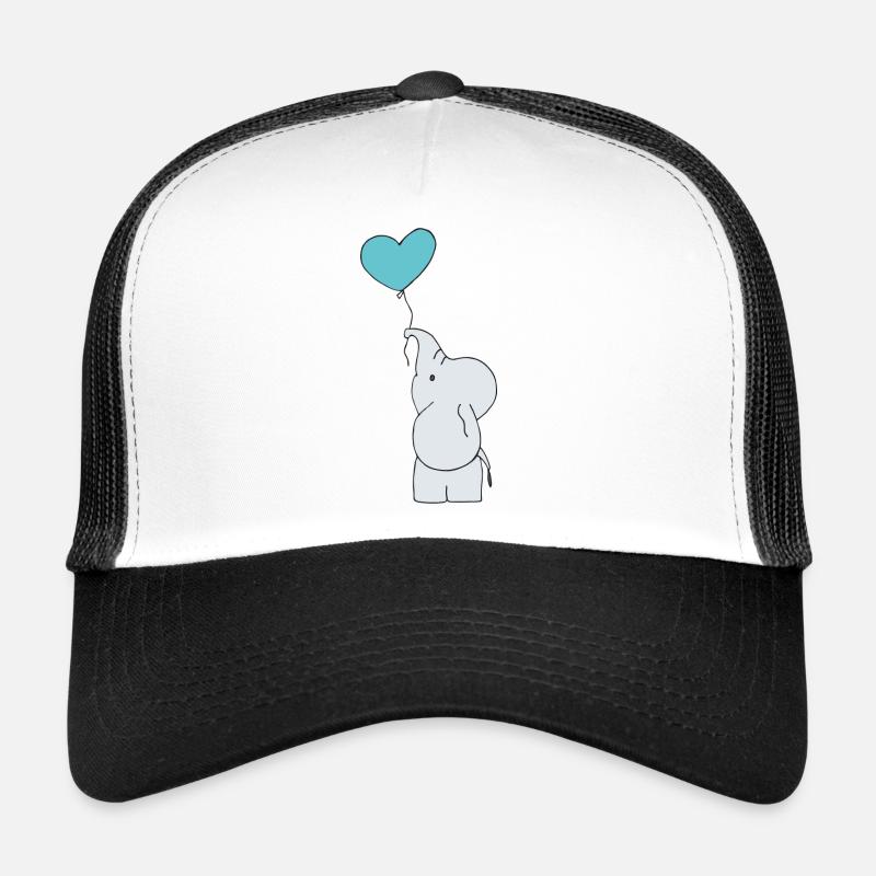 Eléphant avec ballon Casquette trucker 