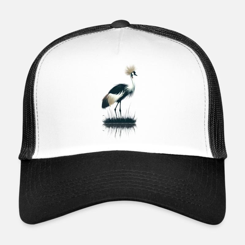 Grue couronnée Casquette trucker 