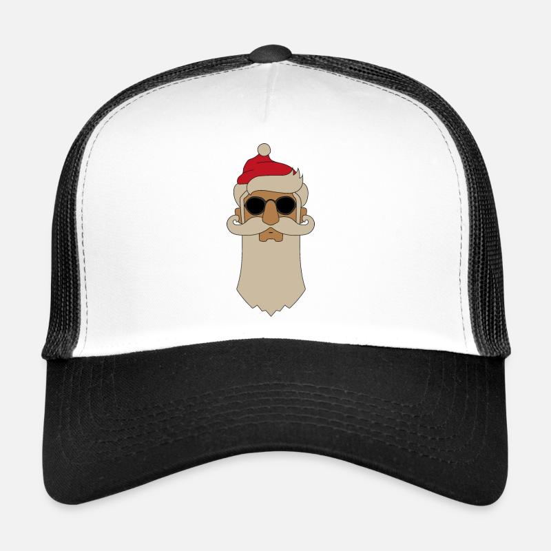 Lets rock Christmas - Trucker Cap - Weiß/Schwarz