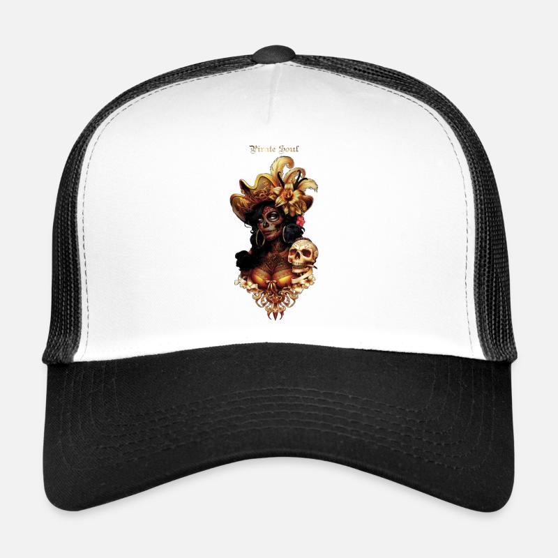 pirate catrina Casquette trucker 
