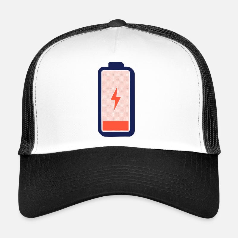 Battery Empty – Charge Me! Trucker Cap
