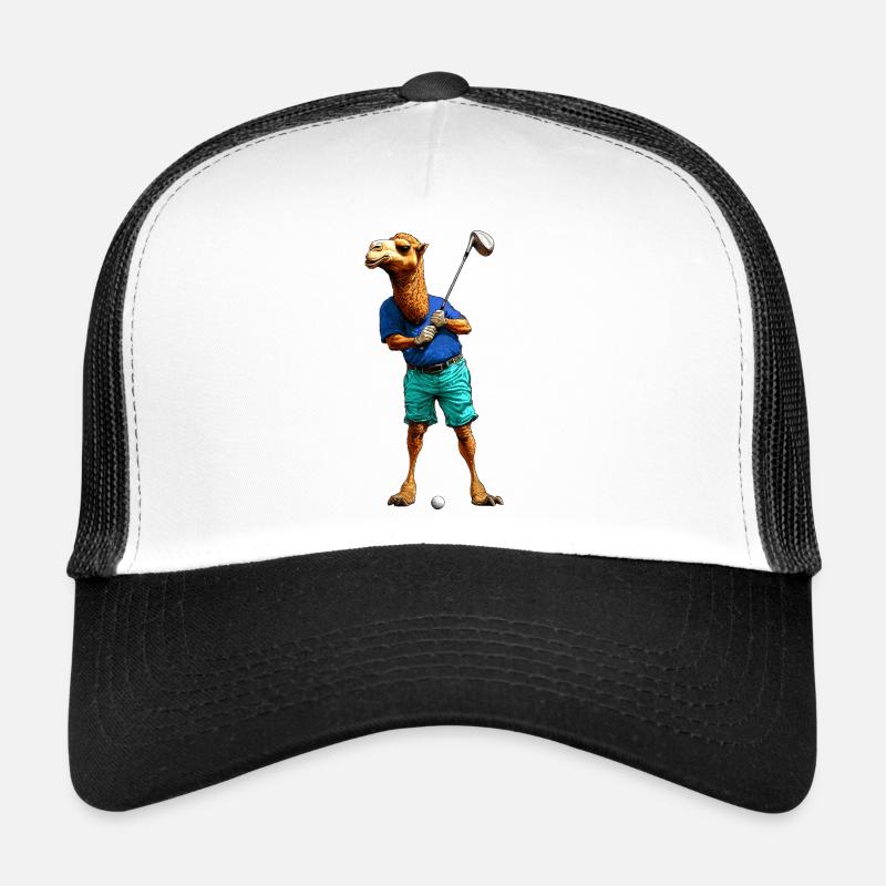 Chameaux de golf Casquette trucker 