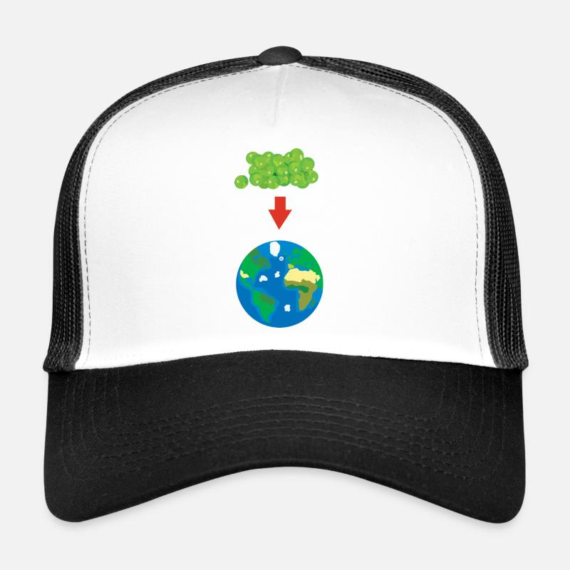 peas on earth Trucker Cap