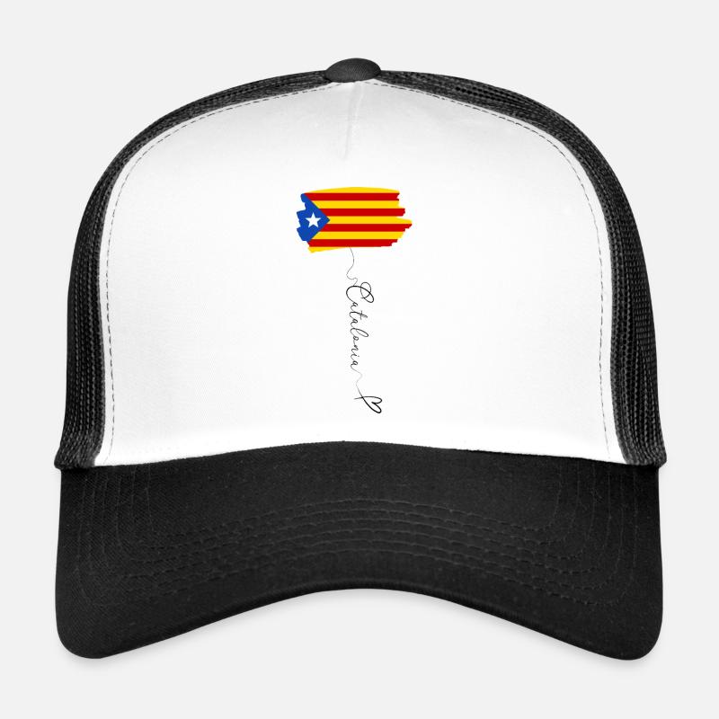 Drapeau Catalogne Indépendantiste Estelada Blava Casquette trucker 