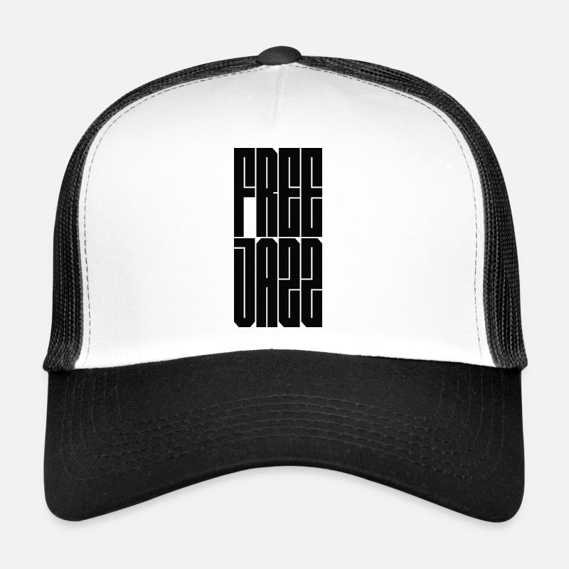 Free Jazz logo design Trucker Cap