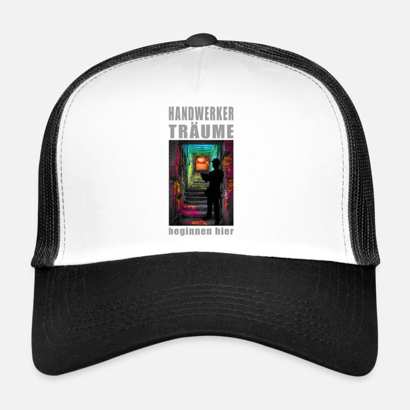 Artisan Dreams: Neon Trail Trucker Cap