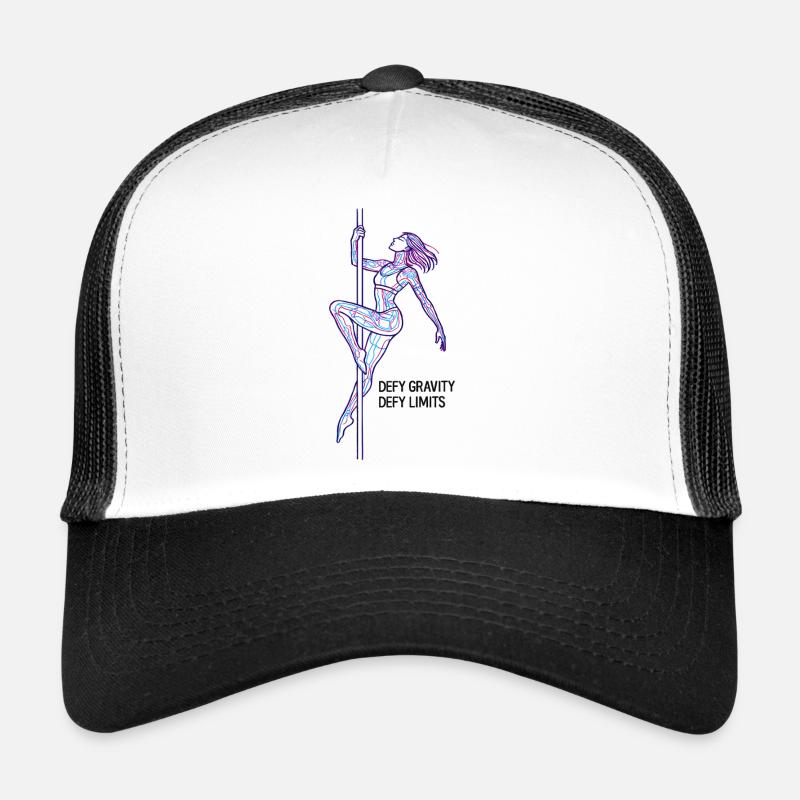Pole Dance Line Art – Strong Woman Gift Trucker Cap