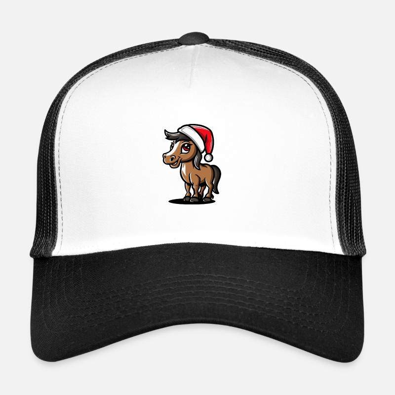 Cheval Noël Casquette trucker 