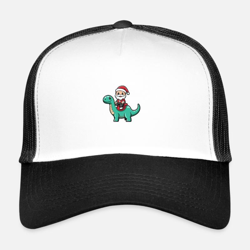 Dinosaurier brontosaurus Weihnachtsmann Trucker Cap