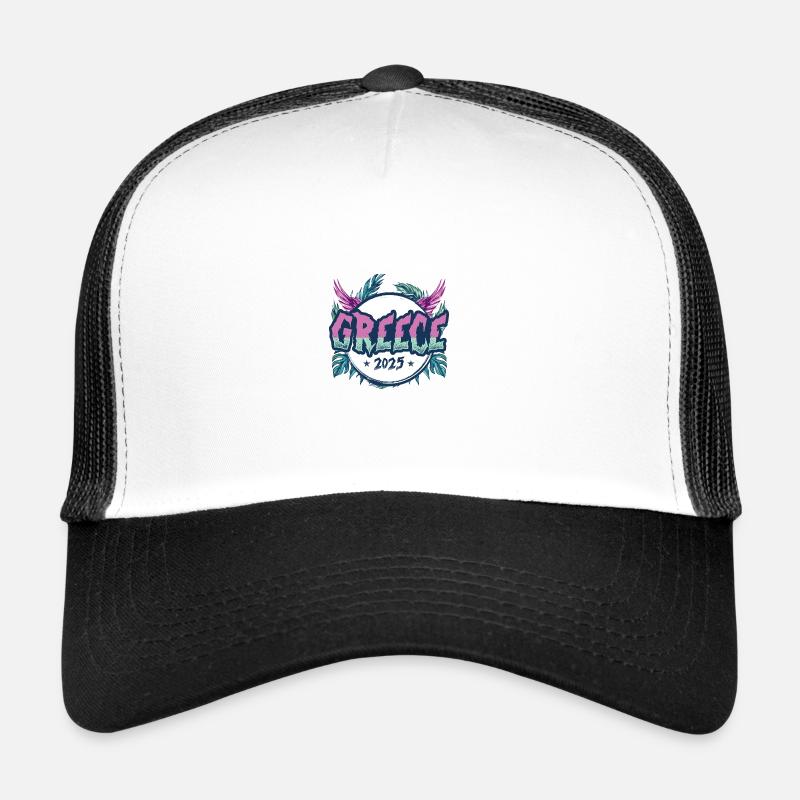 Greece 2025 Vacation Trucker Cap