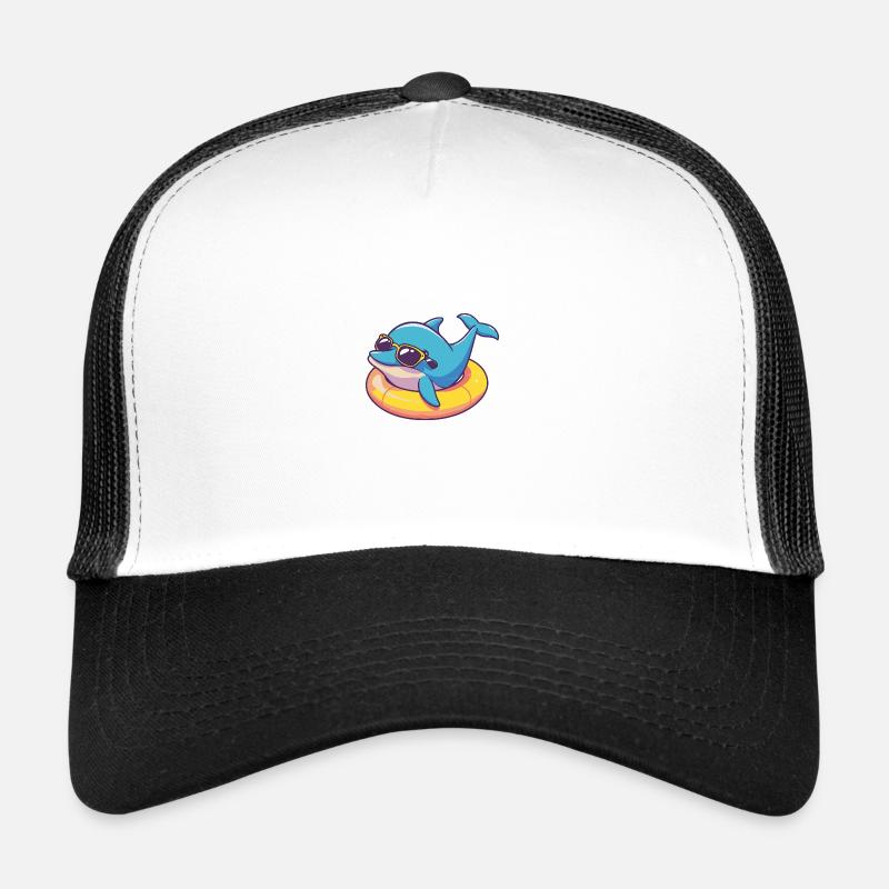 Dauphin Bande Dessinée Cool Casquette trucker 