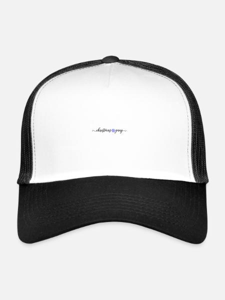 Gang de Noël Weihnachten - Casquette trucker  - blanc/noir - Devant