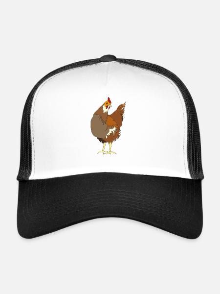 Chicken - Trucker Cap - white/black